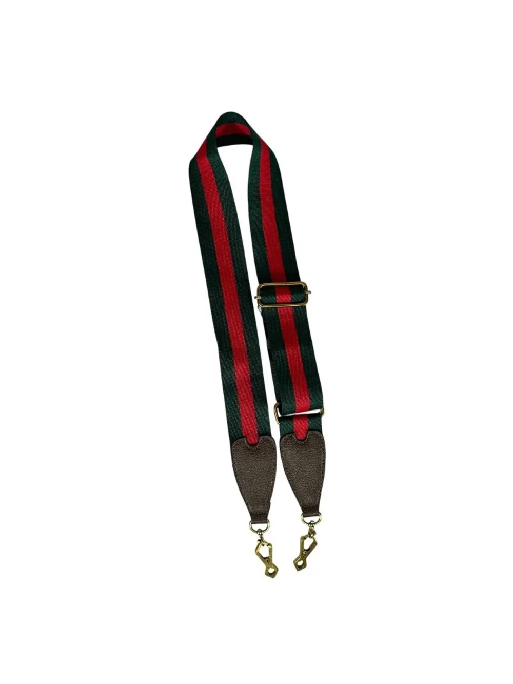 Replacement Crossbody Shoulder Strap For Luxury Bags Canvas & Leather Gold Tone